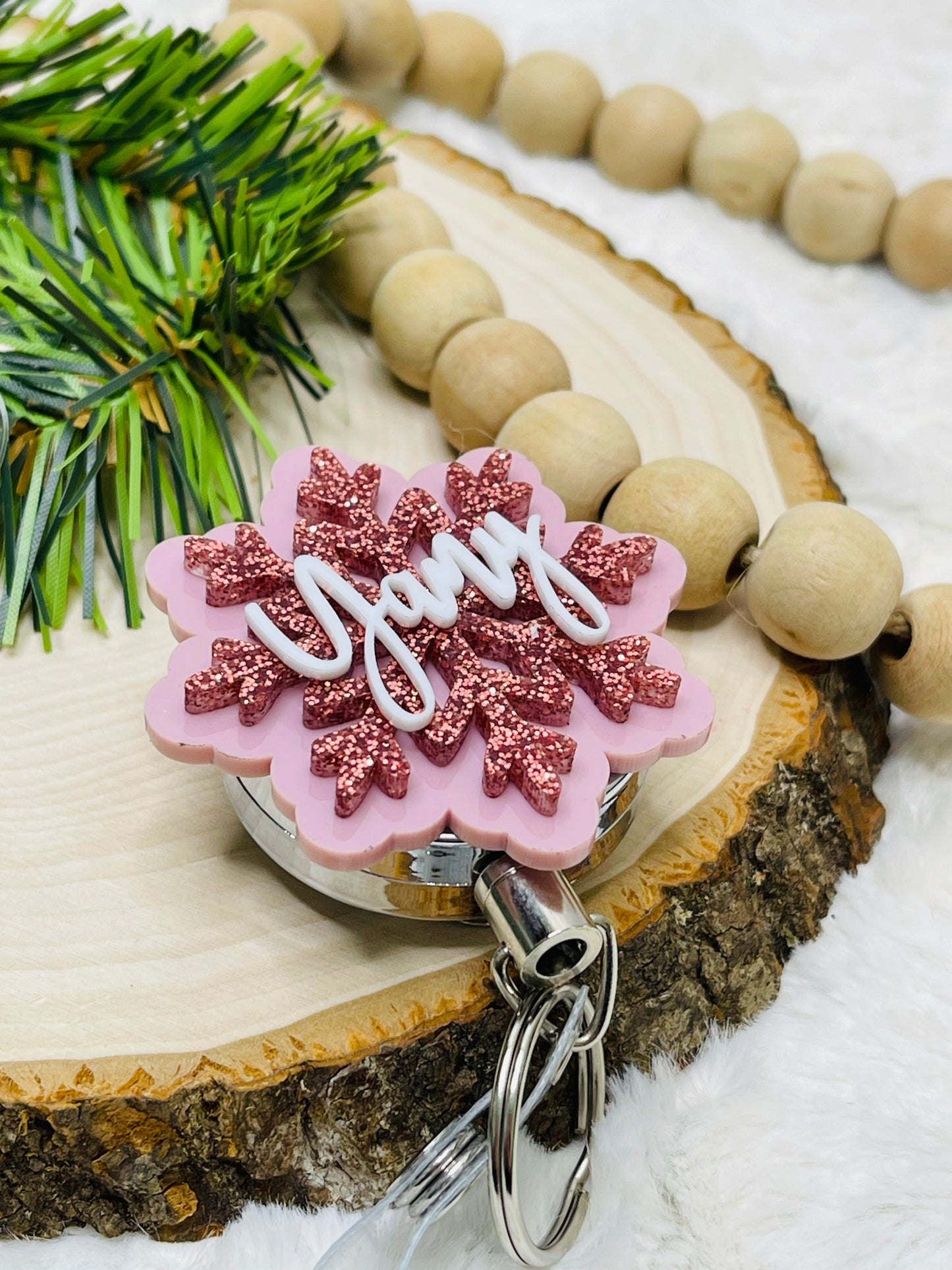 Snowflake Badge Reel - Heavy Duty