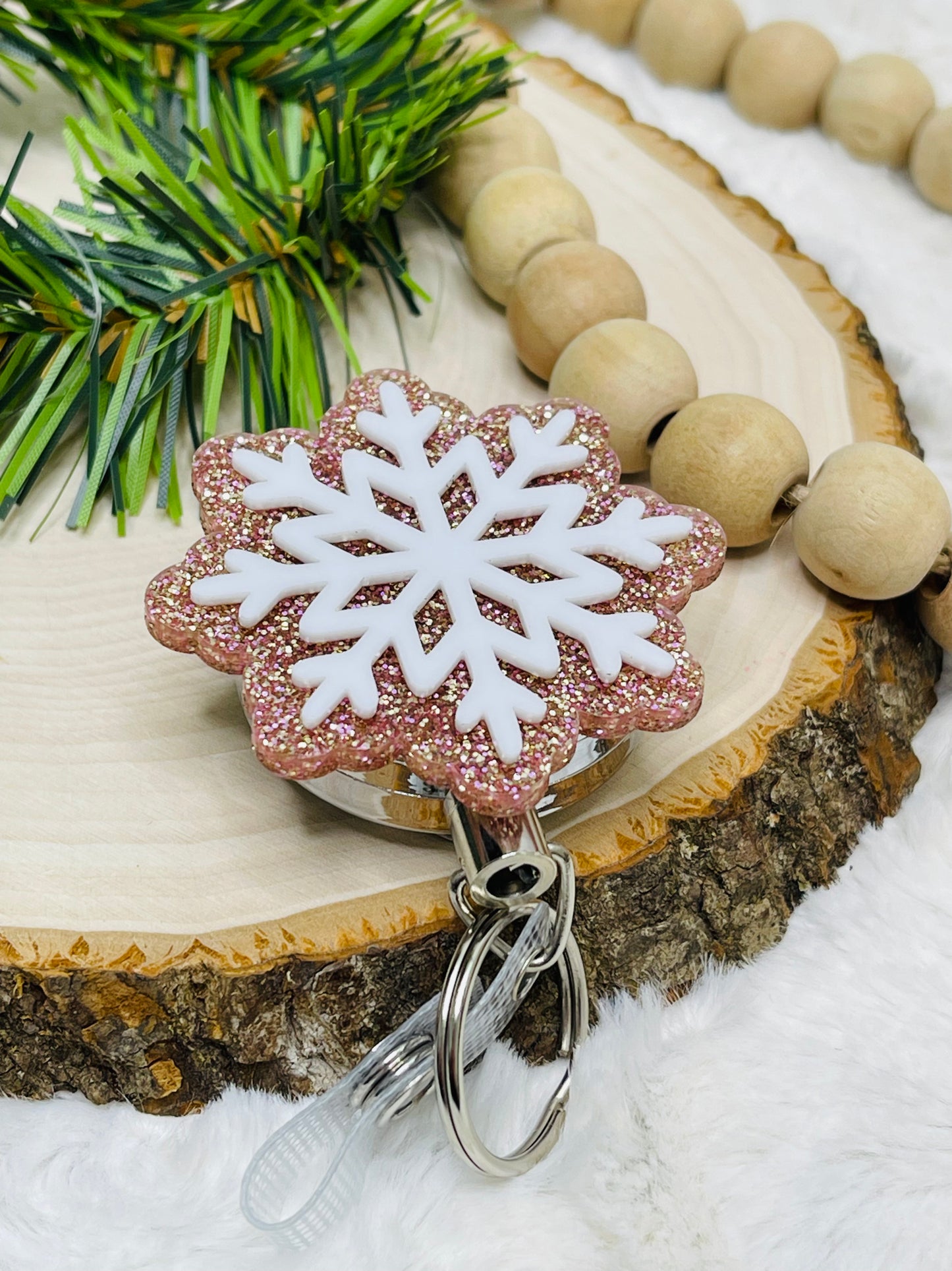 Snowflake Badge Reel - Heavy Duty