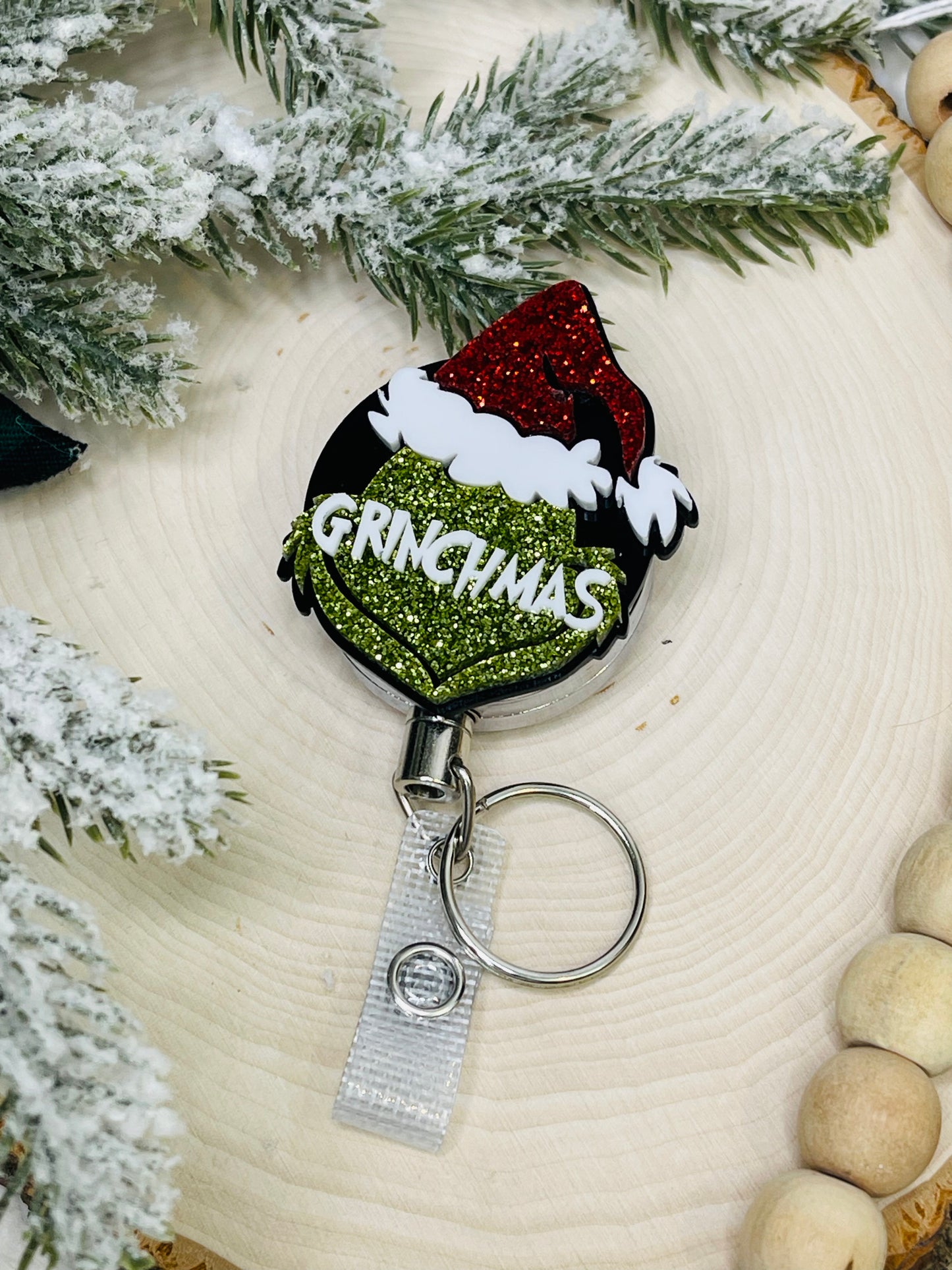 Grinchmas Badge Reel - Heavy Duty