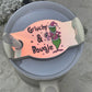 Grinchy and Bougie Cups Name Plate