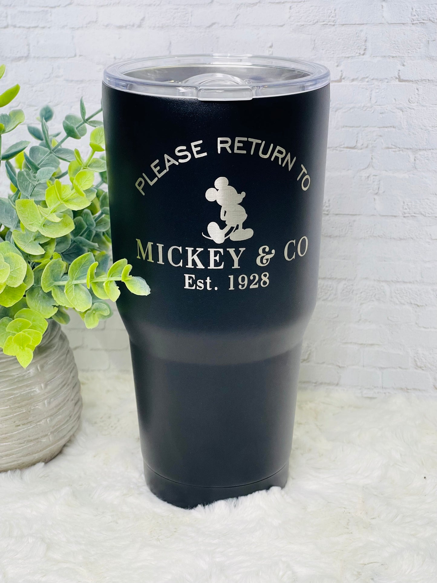 Friendly Mouse 30 Stainless Steel Tumbler - Personalizable