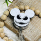 Halloween Skeleton Acrylic Badge Reel