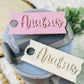 Monochromatic Pastel Stanley Cups Name Plate