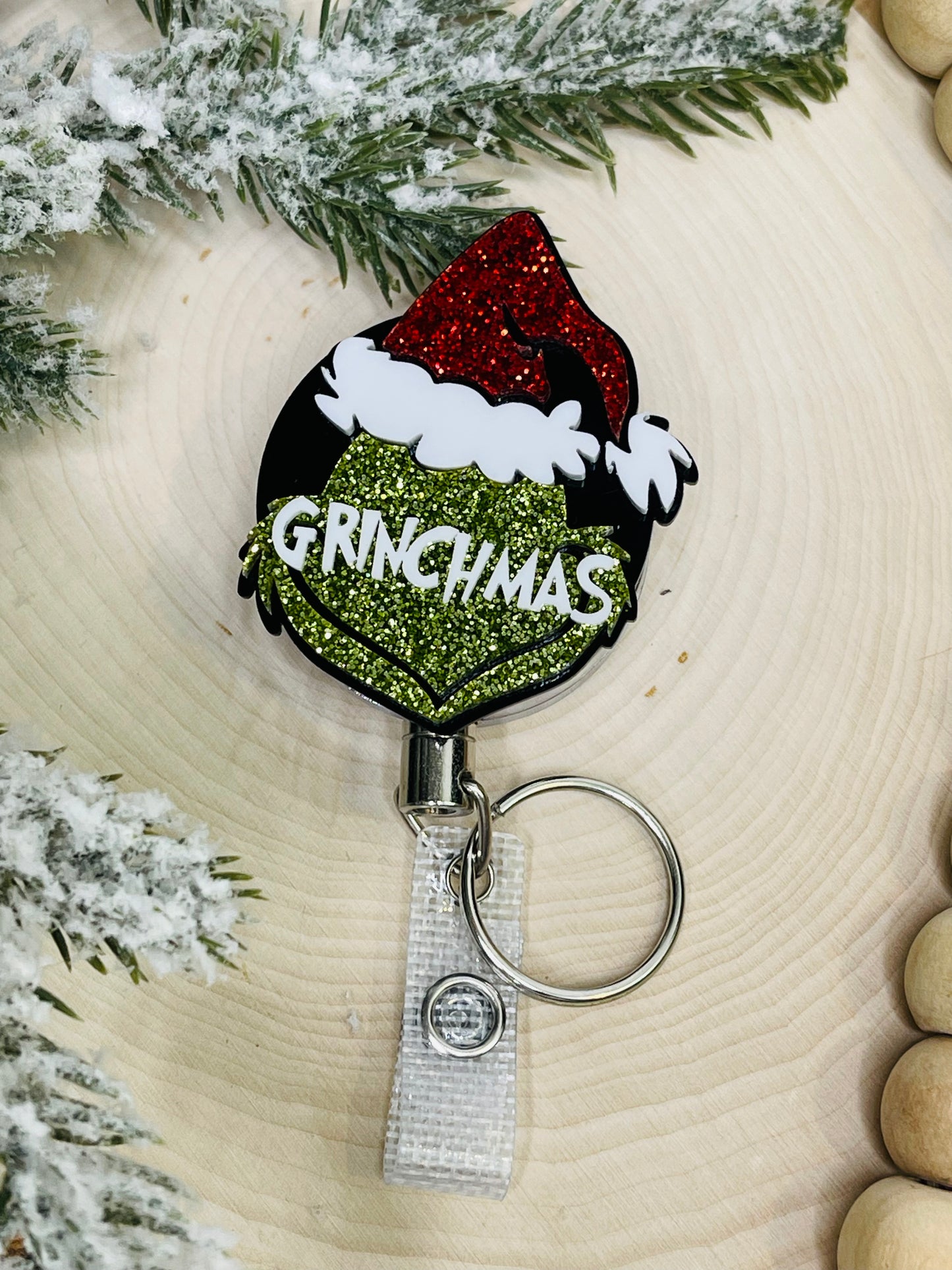 Grinchmas Badge Reel - Heavy Duty