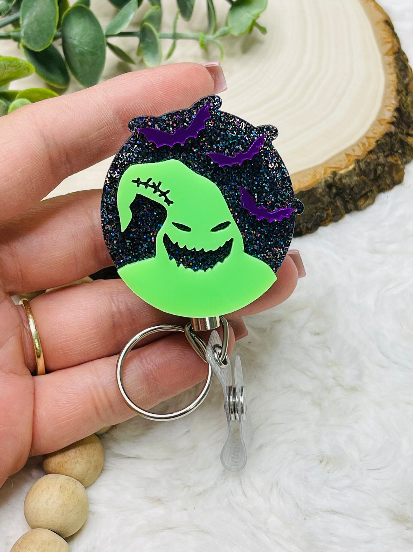 Halloween Acrylic Badge Reel