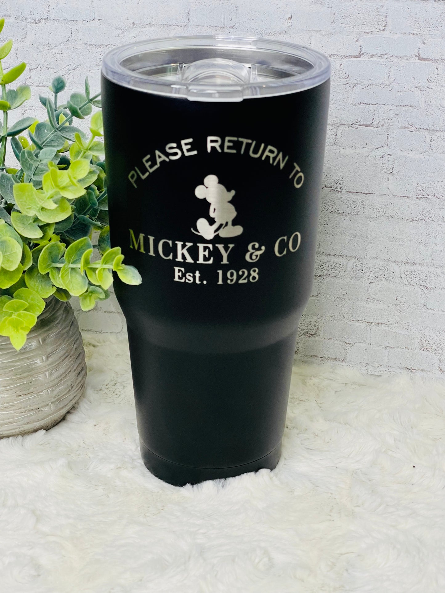 Friendly Mouse 30 Stainless Steel Tumbler - Personalizable