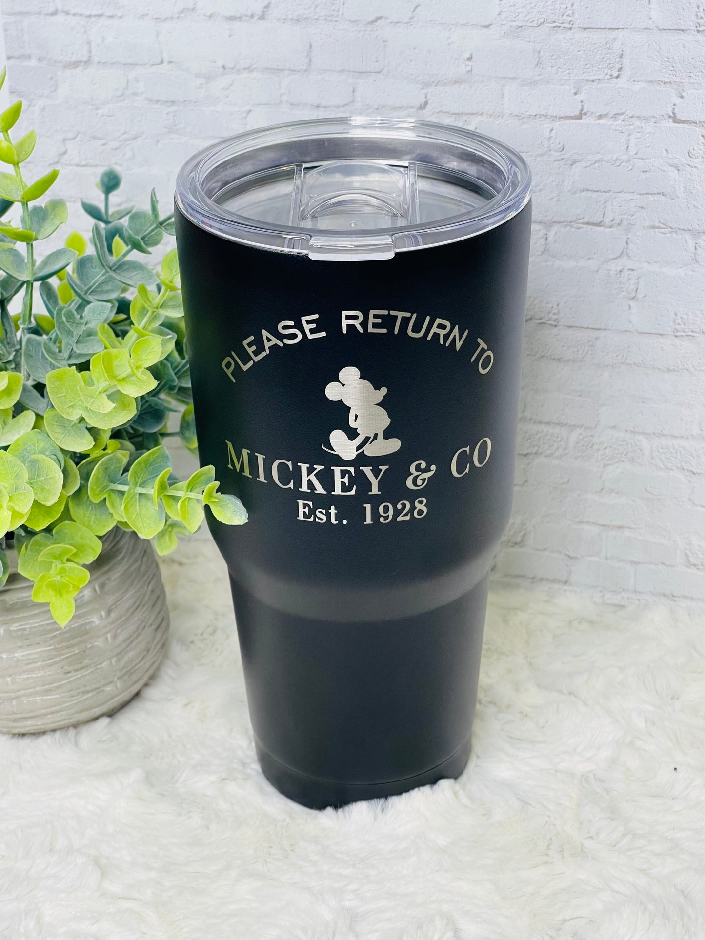 Friendly Mouse 30 Stainless Steel Tumbler - Personalizable