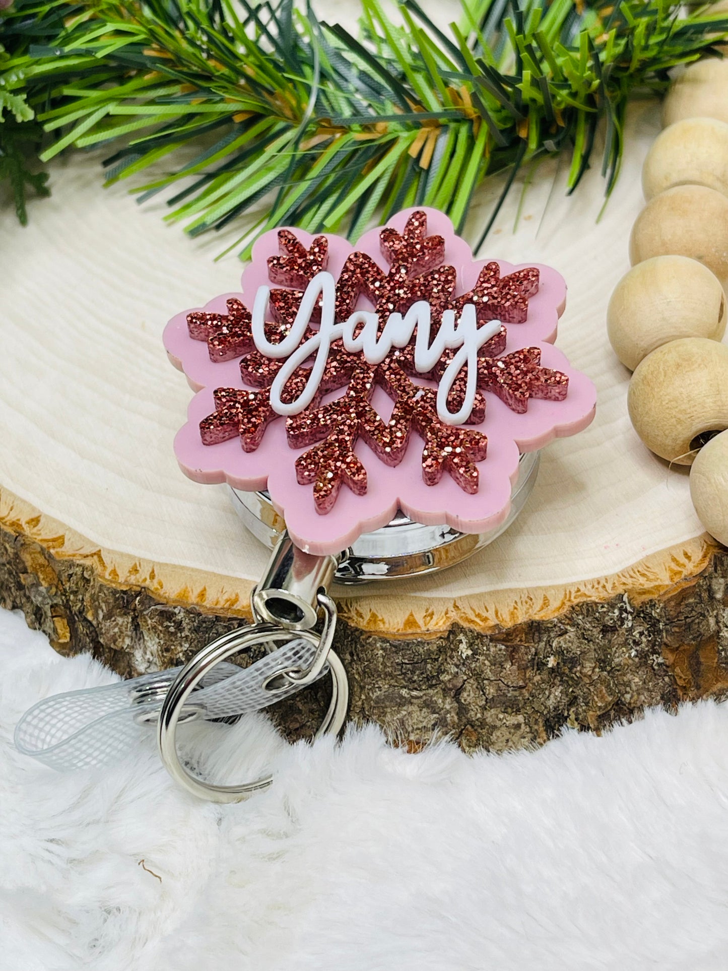 Snowflake Badge Reel - Heavy Duty