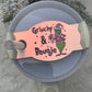 Grinchy and Bougie Cups Name Plate