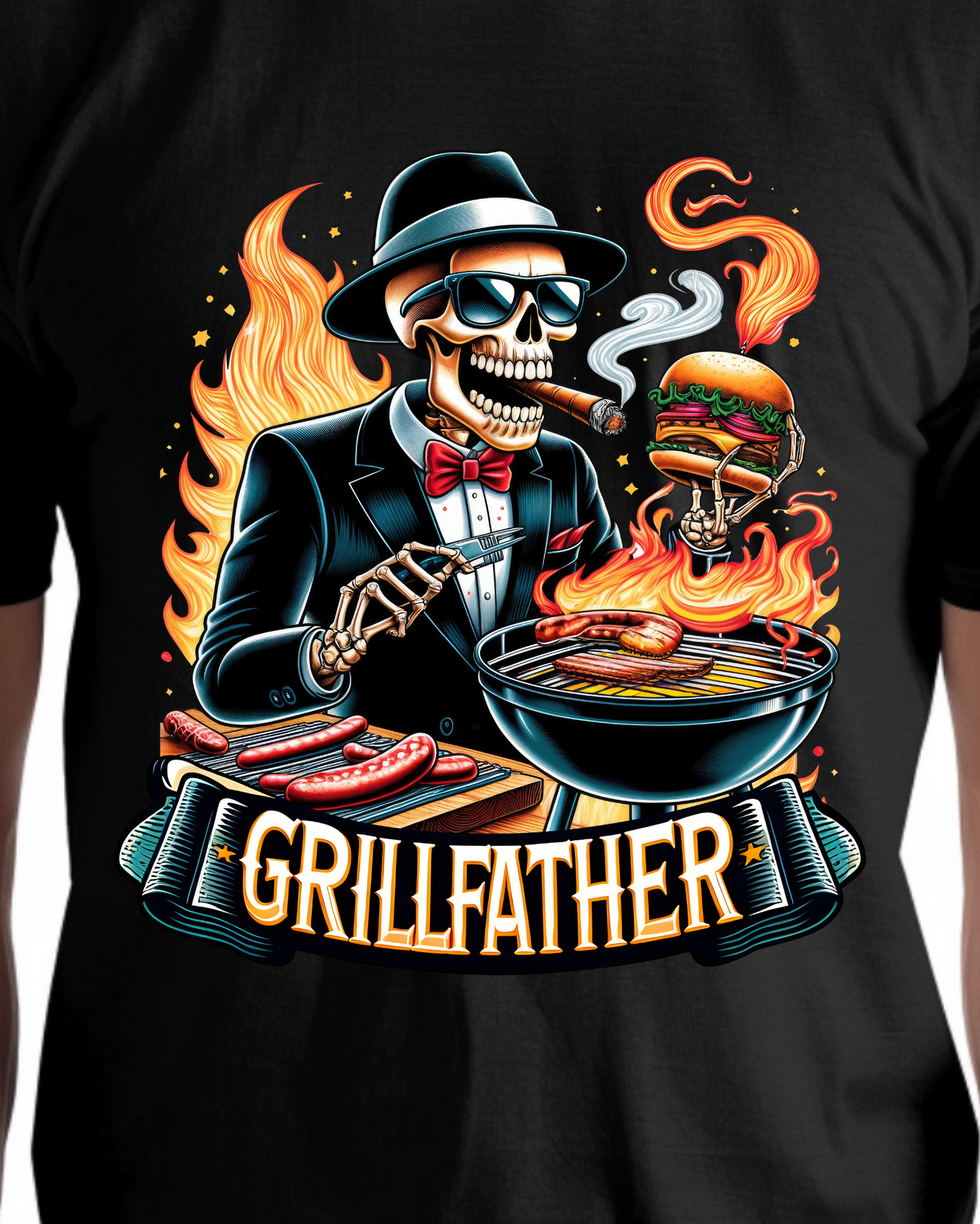 Grillfather Shirt - Short Sleeve Unisex