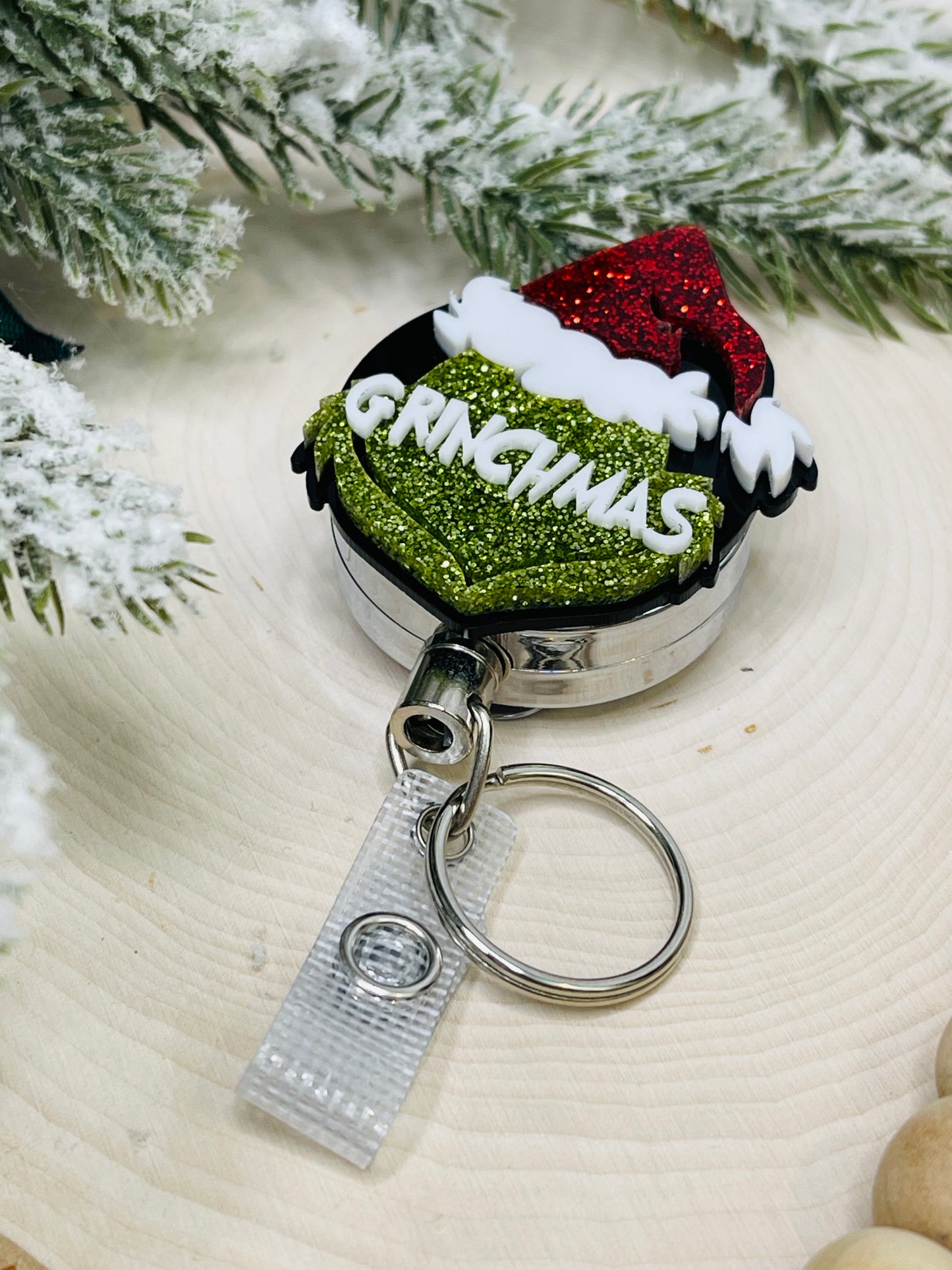 Grinchmas Badge Reel - Heavy Duty