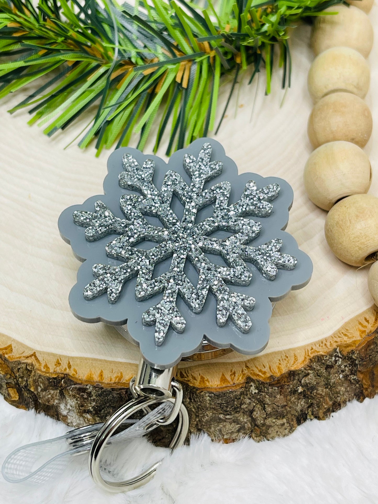 Snowflake Badge Reel - Heavy Duty