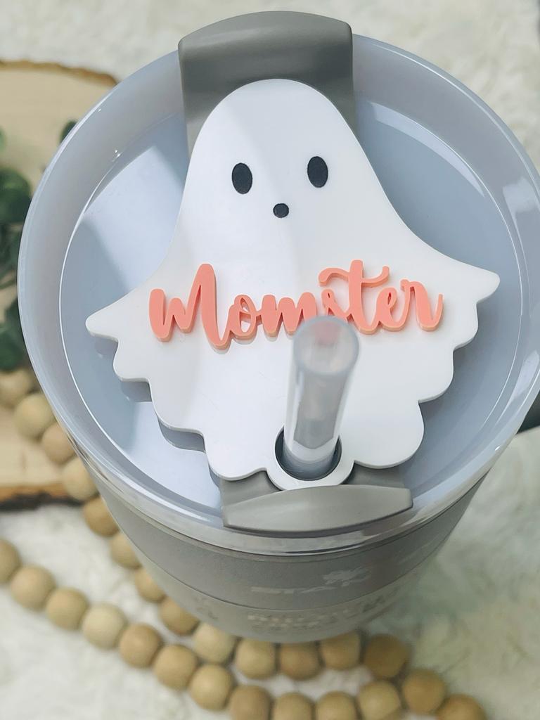 Cute Ghost Stanley Cups Name Plate