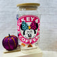 Halloween Glass Can - 16 oz