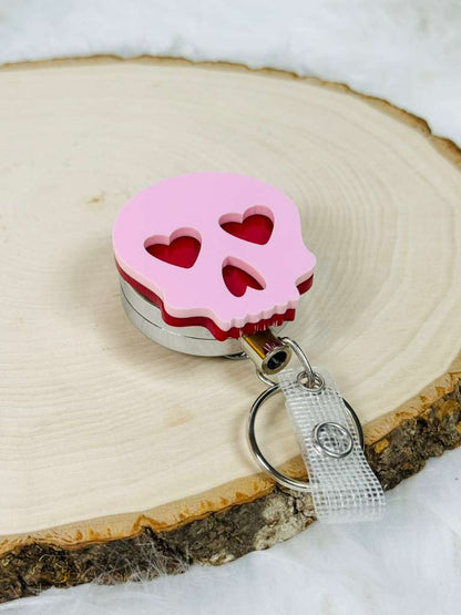 Valentine's Day Skull Badge Reel