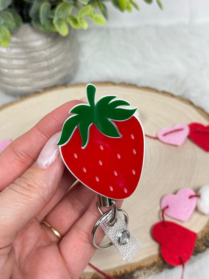 Strawberry Badge Reel