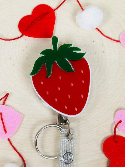 Strawberry Badge Reel