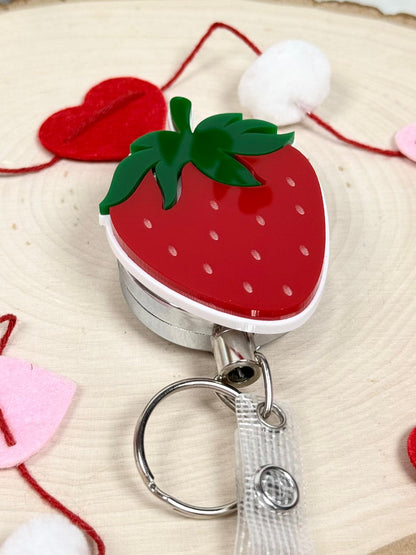 Strawberry Badge Reel