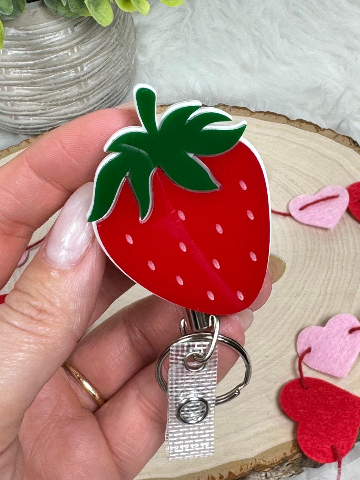 Strawberry Badge Reel